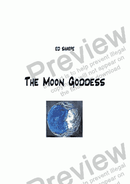 page one of Moon Goddess, The