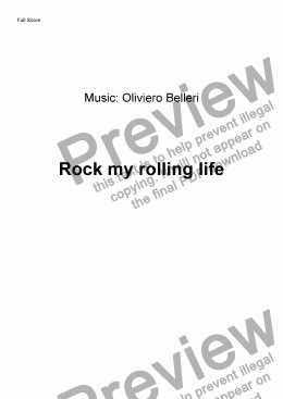 page one of Rock my rolling life