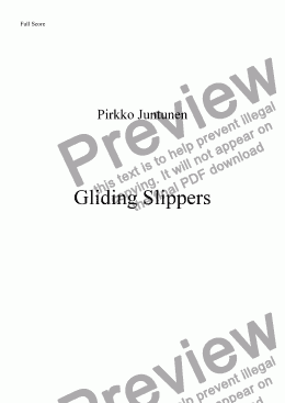 page one of Gliding Slippers