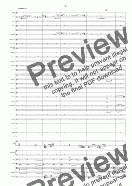 page one of Symphony No 63 2nd movt