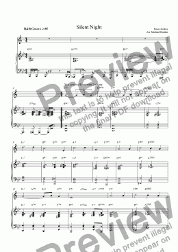 page one of Silent Night