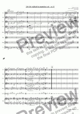 page one of "Vrijheid, smetteloos wit" for choir, piano and small orchestra