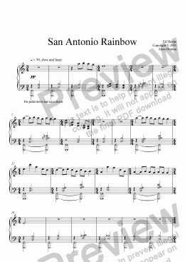 page one of San Antonio Rainbow (2011)