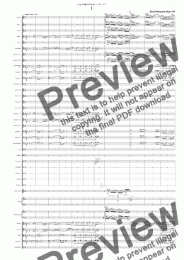 page one of Symphony No 64 1st movt