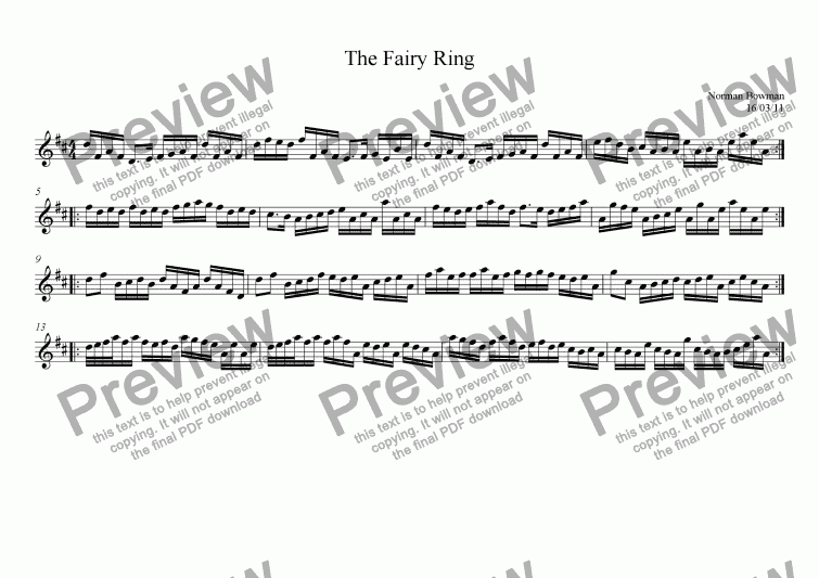 page one of The Fairy Ring