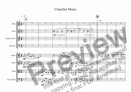 page one of Chamber Music