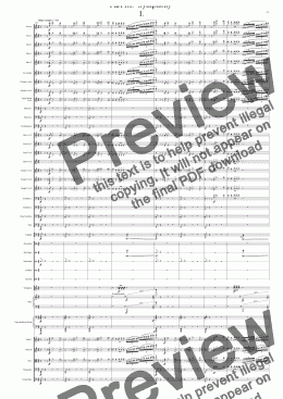 page one of Symphony No 65 Part III - Symphony 1st movt