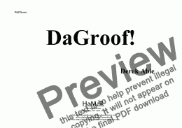 page one of DaGroof!