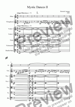page one of Mystic Dances II