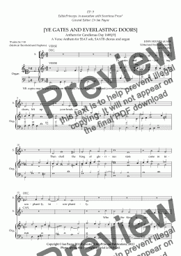 page one of Anthem for Candlemas Day 1609