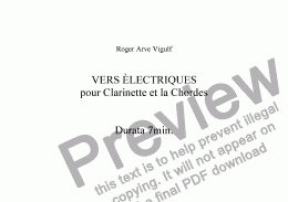 page one of Vers Èlectriques