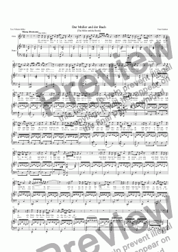 page one of Der Müller und der Bach