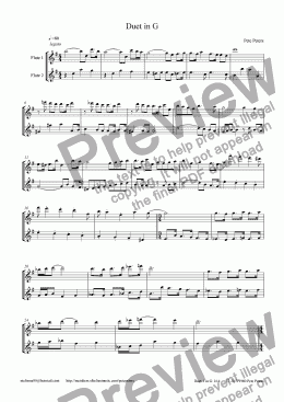 page one of Treble Chance [solo inst + pno]