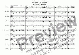 page one of Marching and Waltzing