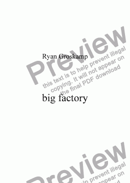 page one of big factory
