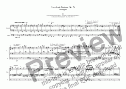 page one of Symphonie Dorienne for organ, Op. 42 - II. Allegro scherzando 