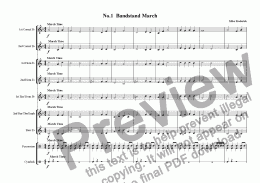 page one of  Junior Bandstand ( No1.Bandstand March   No.2 Bandstand Waltz