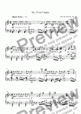 page one of 24 Preludes for piano, Op. 39 - Prelude No. 23 in F major