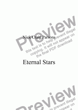 page one of Eternal Stars
