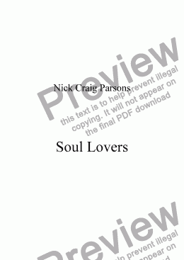 page one of Soul Lovers