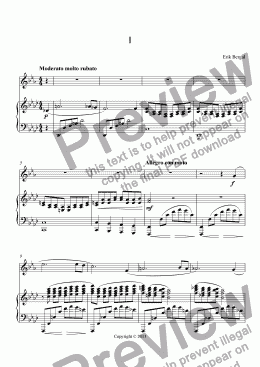 page one of Sonata in F minor for Horn and Piano, I. Moderato molto rubato-Allegro com moto