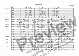 page one of The Symphony Kid (big band)