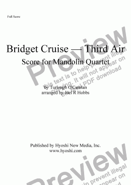 page one of Bridget Cruise - Third Air