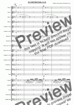 page one of Symphonietta 2