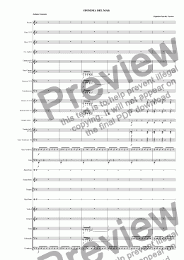 page one of OCEAN SYMPHONY