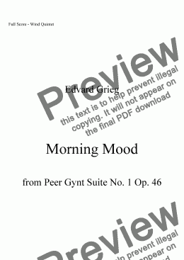 page one of Morning Mood
