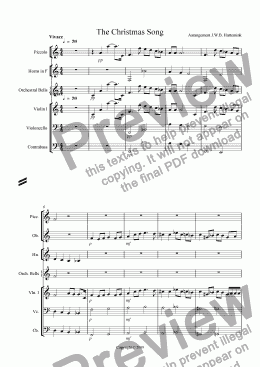 page one of The Christmas Song