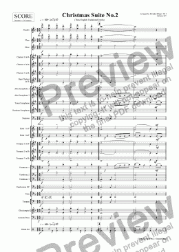 page one of Christmas Suite No.2 (Concert Band)