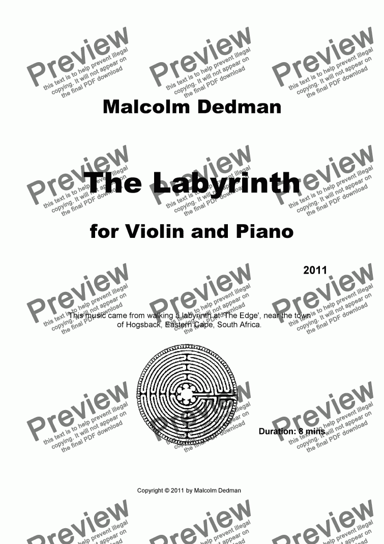 page one of The Labyrinth