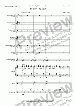 page one of I Follow The Stars (JCO/Score & Parts)
