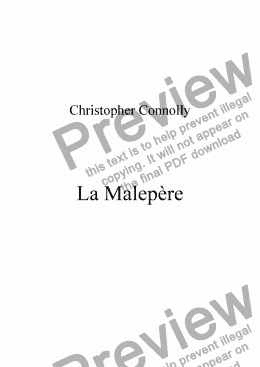 page one of La Malepère