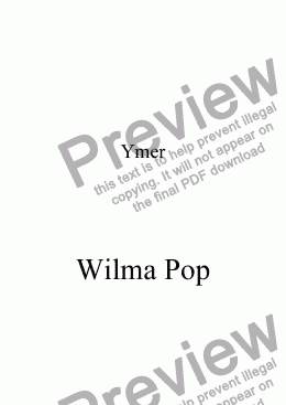 page one of Wilma Pop