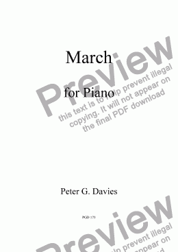 page one of March