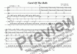 page one of Carol Of The Bells  ( a la Funk, Jazz Group )