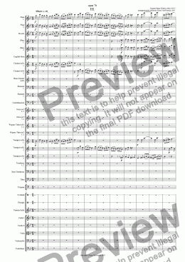 page one of Symphonie Gothique - III Allegro