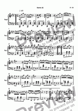 page one of Ragtime #82 in A Flat Major