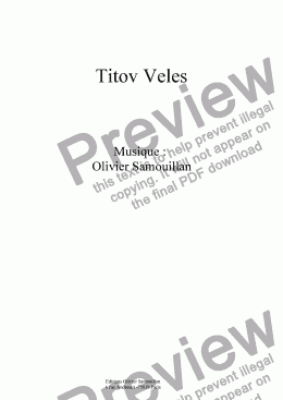 page one of Titov Veles