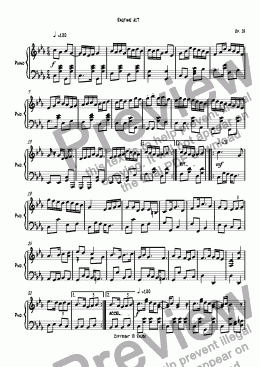 page one of Ragtime #17 in C Minor
