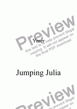 page one of Jumping Julia