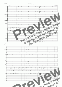 page one of Rule Britannia for School Orchestra