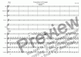 page one of Concertino in G-major All Movements