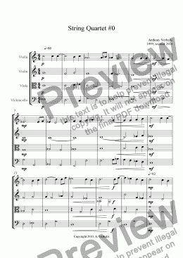 page one of Lepoco Quartet