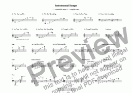 page one of Instrumental Ranges