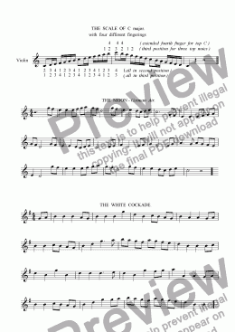 page one of violin book 2