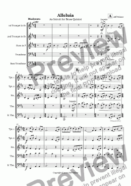 page one of Alleluia