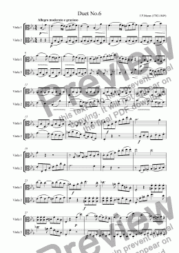 page one of Mazas Duet for 2 Violas Op.38 No.6